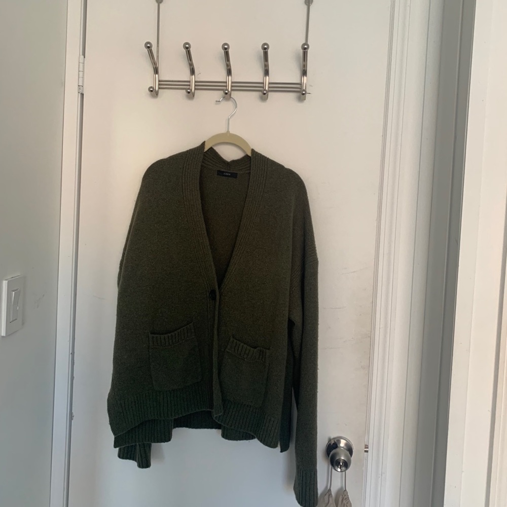 J crew oversized cardigan
